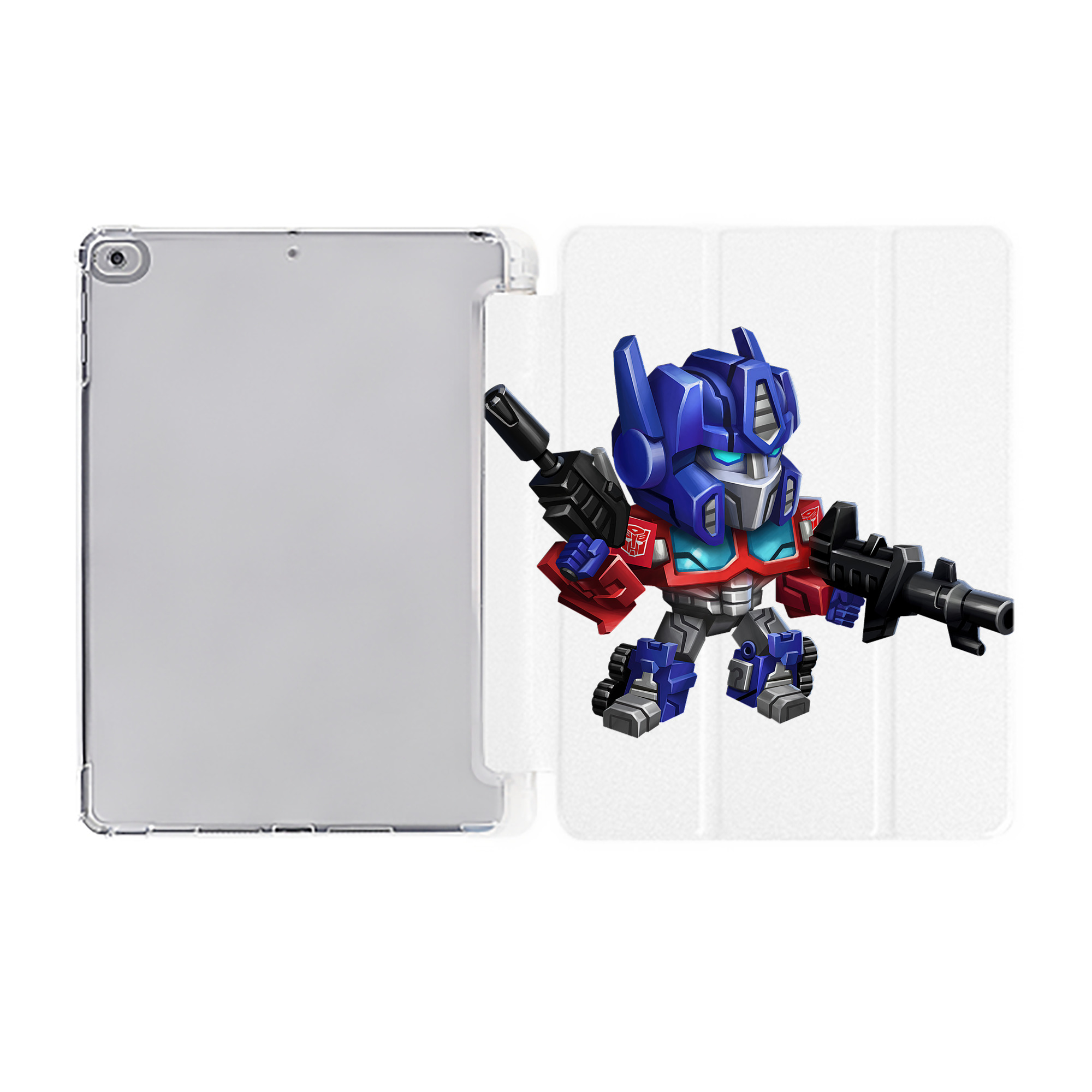 （画像用）  IPad ケース ペン収納付き 三つ折りスタンド PUレザー×シリコン 対応機種9.5/10.5/10.9インチ